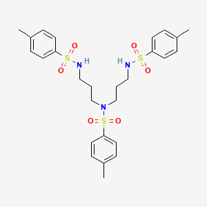 4-Methyl-N,N-bis(3-(((4-methylphenyl)sulfonyl)amino)propyl)benzenesulfonamide