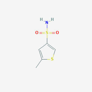 molecular formula C5H7NO2S2 B8725925 5-Methyl-thiophene-3-sulfonic acid amide 