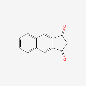 molecular formula C13H8O2 B8725928 1H-Benz[f]indene-1,3(2H)-dione CAS No. 22734-61-8