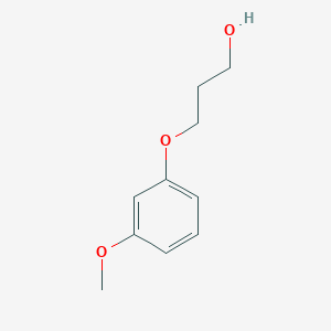 molecular formula C10H14O3 B8725957 3-(3-Methoxyphenoxy)propan-1-ol CAS No. 136167-42-5