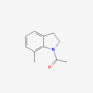 molecular formula C11H13NO B8725976 1-Acetyl-7-methylindoline 