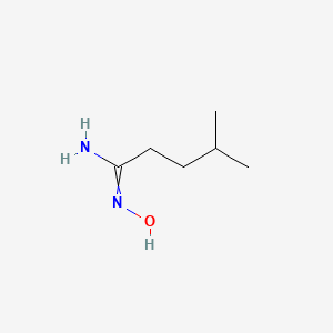 molecular formula C6H14N2O B8726013 N-Hydroxy-4-methylpentanamidine 