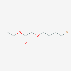 molecular formula C8H15BrO3 B8726102 Ethyl 4-bromobutoxyacetate CAS No. 54131-75-8