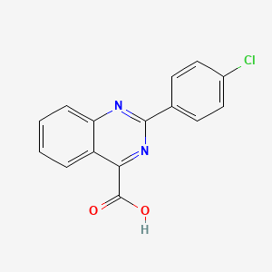 2-(4-Chlorophenyl)quinazoline-4-carboxylic acid