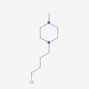 molecular formula C9H19ClN2 B8726183 N-methyl-N'-(4-chlorobutyl)piperazine 