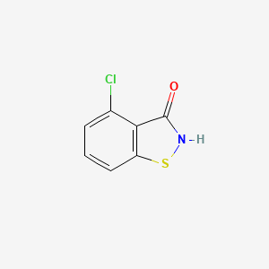 molecular formula C7H4ClNOS B8726194 4-Chloro-2,3-dihydro-1,2-benzothiazol-3-one 