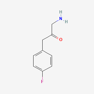 molecular formula C9H10FNO B8726197 1-Amino-3-(4-fluorophenyl)propan-2-one 
