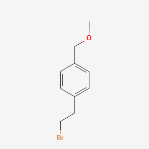 molecular formula C10H13BrO B8726208 4-(Methoxymethyl)phenylethyl bromide CAS No. 104060-25-5