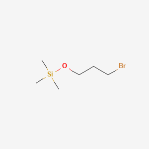 molecular formula C6H15BrOSi B8726211 1-Trimethylsiloxy-3-bromo-propane CAS No. 34714-04-0