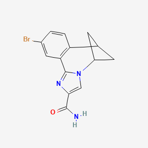 10-Bromo-6,7-dihydro-5H-5,7-methanobenzo[c]imidazo[1,2-a]azepine-2-carboxamide