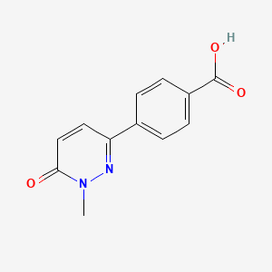 4-(1-Methyl-6-oxo-1,6-dihydropyridazin-3-yl)benzoic acid