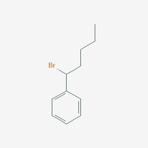 molecular formula C11H15Br B8726260 (1-Bromopentyl)benzene 