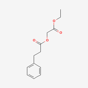 Ethoxycarbonylmethyl 3-phenylpropanoate