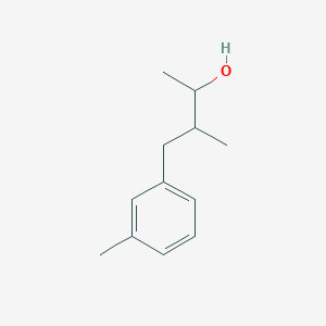 molecular formula C12H18O B8726323 3-Methyl-4-(3-methylphenyl)butan-2-ol 