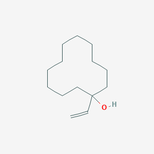 molecular formula C14H26O B8726330 1-Vinylcyclododecanol 