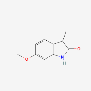 molecular formula C10H11NO2 B8726453 6-methoxy-3-methyl-2,3-dihydro-1H-indol-2-one 