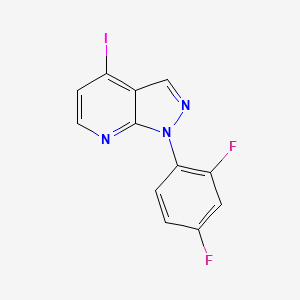 1-(2,4-Difluorophenyl)-4-iodo-1H-pyrazolo[3,4-B]pyridine