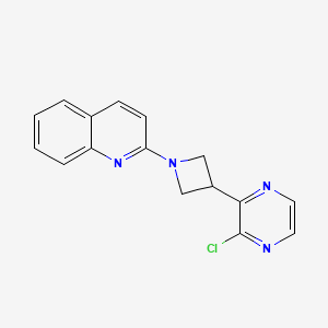 2-(3-(3-Chloropyrazin-2-yl)azetidin-1-yl)quinoline