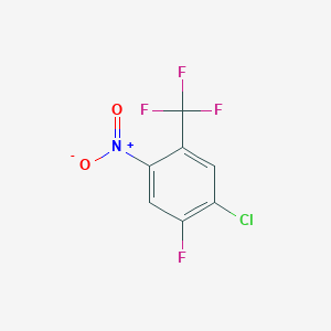 1-Chloro-2-fluoro-4-nitro-5-(trifluoromethyl)benzene
