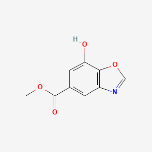 molecular formula C9H7NO4 B8726787 Methyl 7-Hydroxybenzoxazole-5-carboxylate 