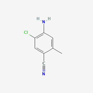 4-Amino-5-chloro-2-methylbenzonitrile