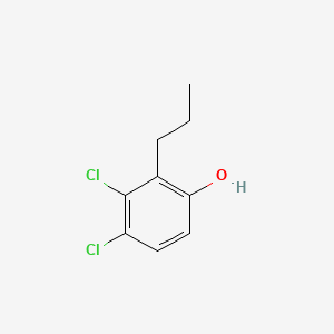 molecular formula C9H10Cl2O B8726919 3,4-Dichloro-2-propylphenol CAS No. 54932-67-1