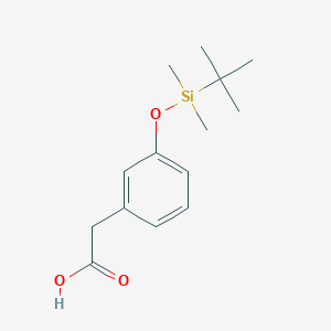 [3-(tert-Butyl-dimethyl-silanyloxy)-phenyl]acetic acid