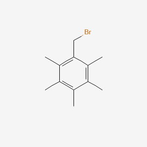 molecular formula C12H17Br B8726936 2,3,4,5,6-Pentamethylbenzyl bromide 