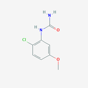 molecular formula C8H9ClN2O2 B8726939 (2-Chloro-5-methoxyphenyl)urea 