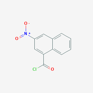 molecular formula C11H6ClNO3 B8726972 3-Nitro-1-naphthoyl chloride CAS No. 54978-07-3