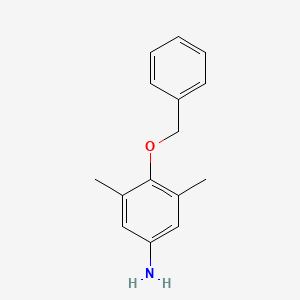 molecular formula C15H17NO B8726976 4-Benzyloxy-3,5-dimethylaniline 