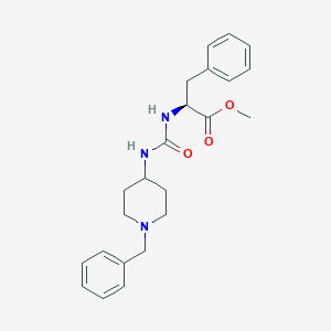 molecular formula C23H29N3O3 B8727035 methyl N-[(1-benzylpiperidin-4-yl)carbamoyl]-L-phenylalaninate 