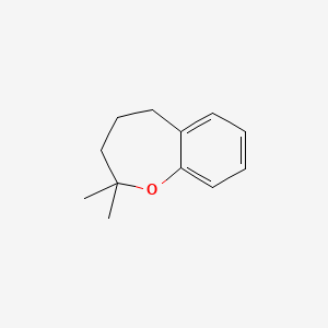 molecular formula C12H16O B8727067 1-Benzoxepin, 2,3,4,5-tetrahydro-2,2-dimethyl- CAS No. 124773-73-5