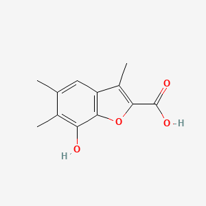 7-Hydroxy-3,5,6-trimethylbenzofuran-2-carboxylic acid