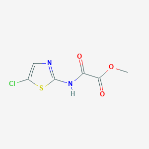 molecular formula C6H5ClN2O3S B8727115 Methyl 2-((5-chlorothiazol-2-yl)amino)-2-oxoacetate 