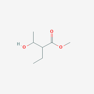 molecular formula C7H14O3 B8727124 Methyl 2-ethyl-3-hydroxybutyrate CAS No. 60665-95-4