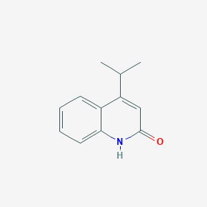 molecular formula C12H13NO B8727173 4-Isopropylquinolin-2-ol 