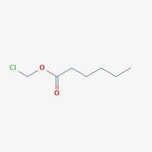 molecular formula C7H13ClO2 B8727210 Chloromethyl hexanoate CAS No. 66542-51-6