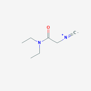 molecular formula C7H12N2O B8727224 Acetamide, N,N-diethyl-2-isocyano- 