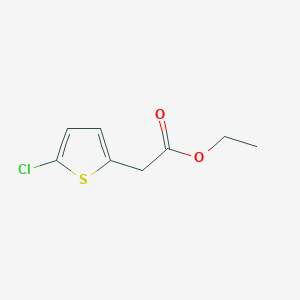 molecular formula C8H9ClO2S B8727229 Ethyl (5-chlorothiophen-2-yl)acetate 