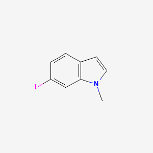 molecular formula C9H8IN B8727243 6-iodo-1-methyl-1H-indole 