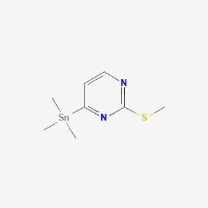 2-(Methylthio)-4-(trimethylstannyl)pyrimidine