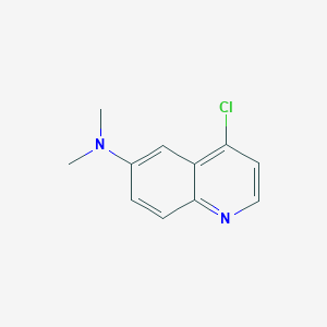 molecular formula C11H11ClN2 B8727295 6-Dimethylamino-4-chloroquinoline 