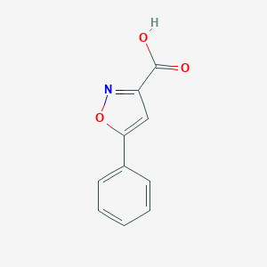 molecular formula C10H7NO3 B087273 5-苯基异噁唑-3-羧酸 CAS No. 14441-90-8