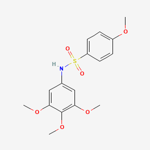 4-methoxy-N-(3,4,5-trimethoxyphenyl)benzenesulfonamide