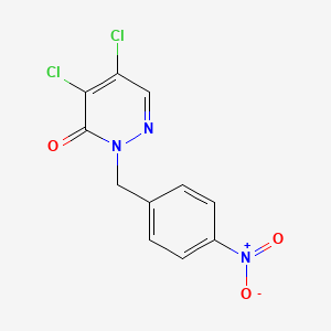 4,5-dichloro-2-(4-nitrobenzyl)pyridazin-3(2H)-one