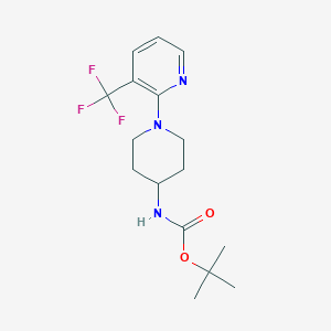 tert-Butyl {1-[3-(trifluoromethyl)pyridin-2-yl]piperidin-4-yl}carbamate