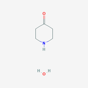 molecular formula C5H11NO2 B8727368 Piperidin-4-one hydrate CAS No. 709046-15-1
