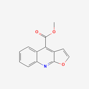 molecular formula C13H9NO3 B8727379 Methyl furo[2,3-B]quinoline-4-carboxylate CAS No. 37519-74-7