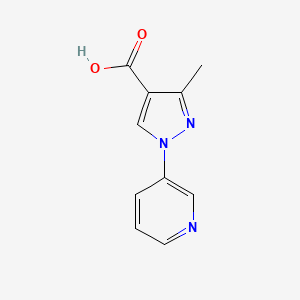 3-methyl-1-(pyridin-3-yl)-1H-pyrazole-4-carboxylic acid